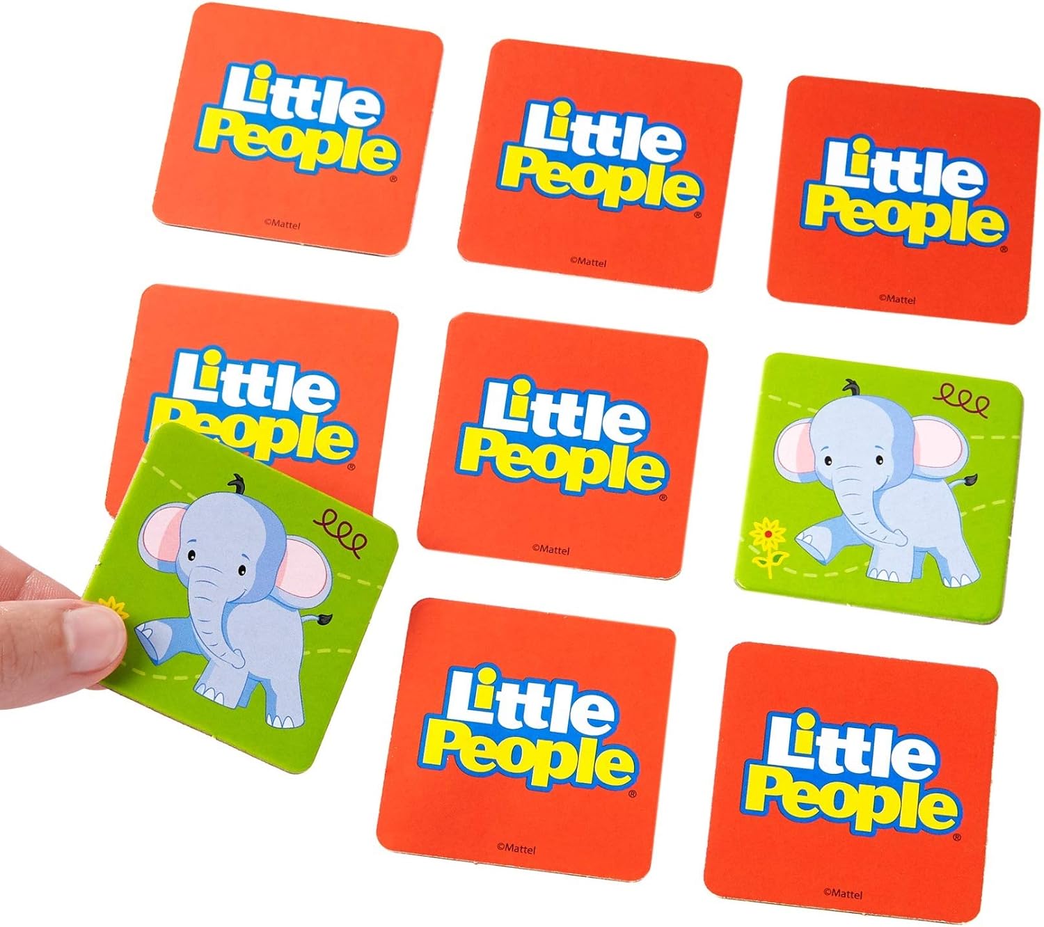 Fisher - Price Make - A - Match Card with Little People Theme, Multi - Level Rummy Style Play, Match Colors, Pictures & Shapes, 56 Cards for 2 to 4 Playersfisher - price887961961041Card GamesCard Games