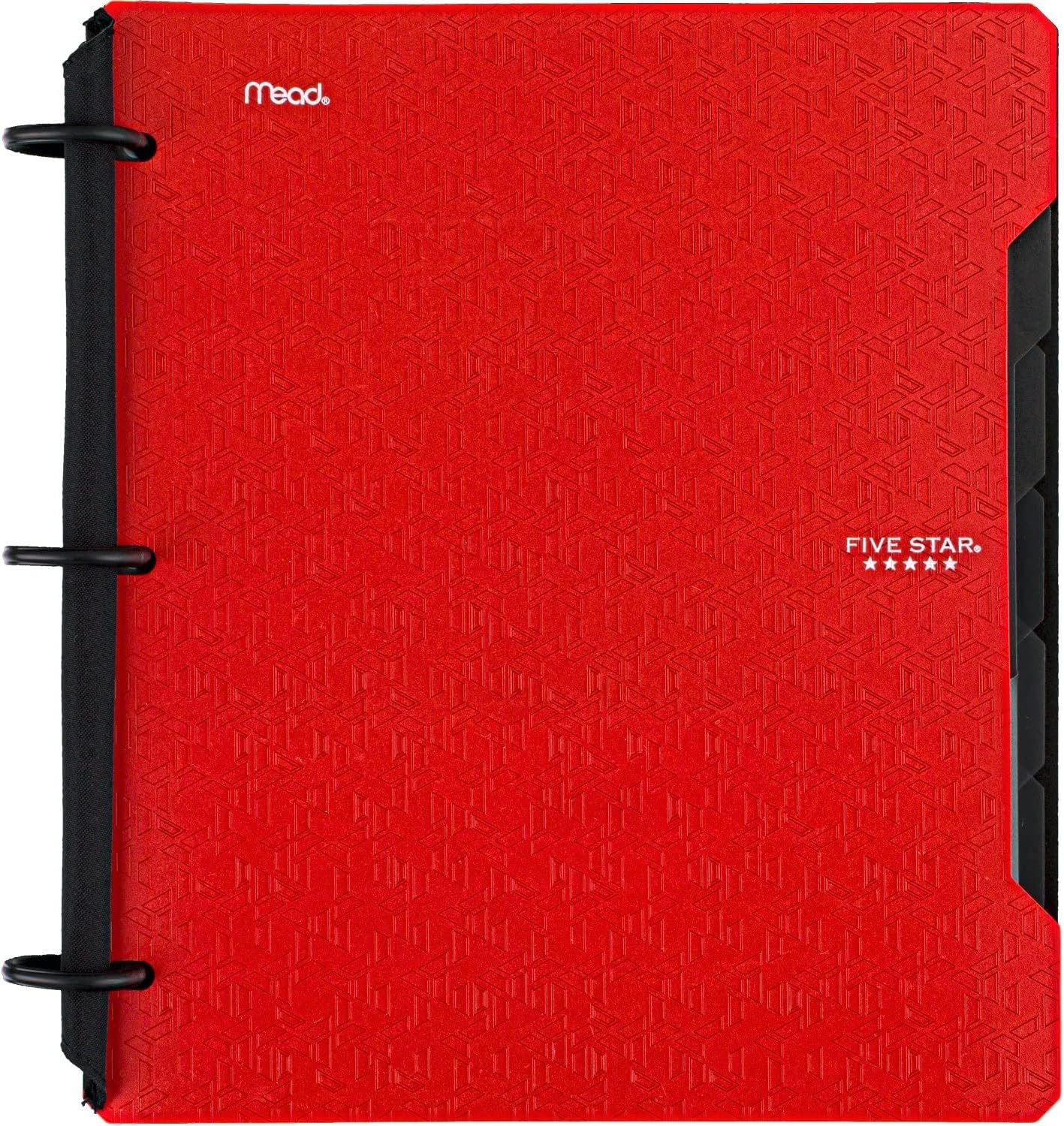 FIVE STAR Flex Refillable Notebook + Study App, College Ruled Paper, 1 Inch TechLock Rings, Pockets, Tabs and Dividers, 200 Sheet CapacityFive Star043100293286Refillable NotebookRefillable Notebook