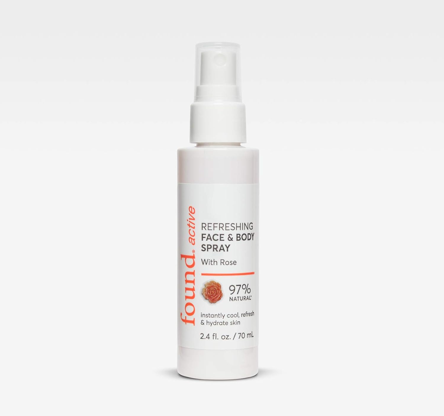 Found. Active Refreshing Multitasking Face & Body Spray with Rose Instantly Cools, Refreshes & Hydrates Skin - 2.4 Fl OzFound.811170030779Face MistFace Mist