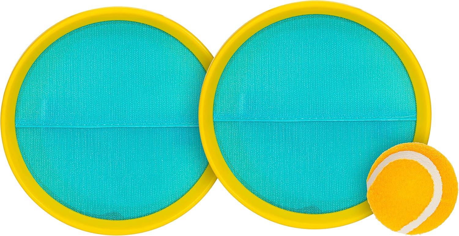 Franklin Sports Throw 'N Stick, Catch and Toss, Self Stick Toss Game, Fun for all Ages, Adjustable Handle, Includes 2 Catch Mitts and 1 Tennis BallFranklin Sports025725396320Outdoor GamesOutdoor Games