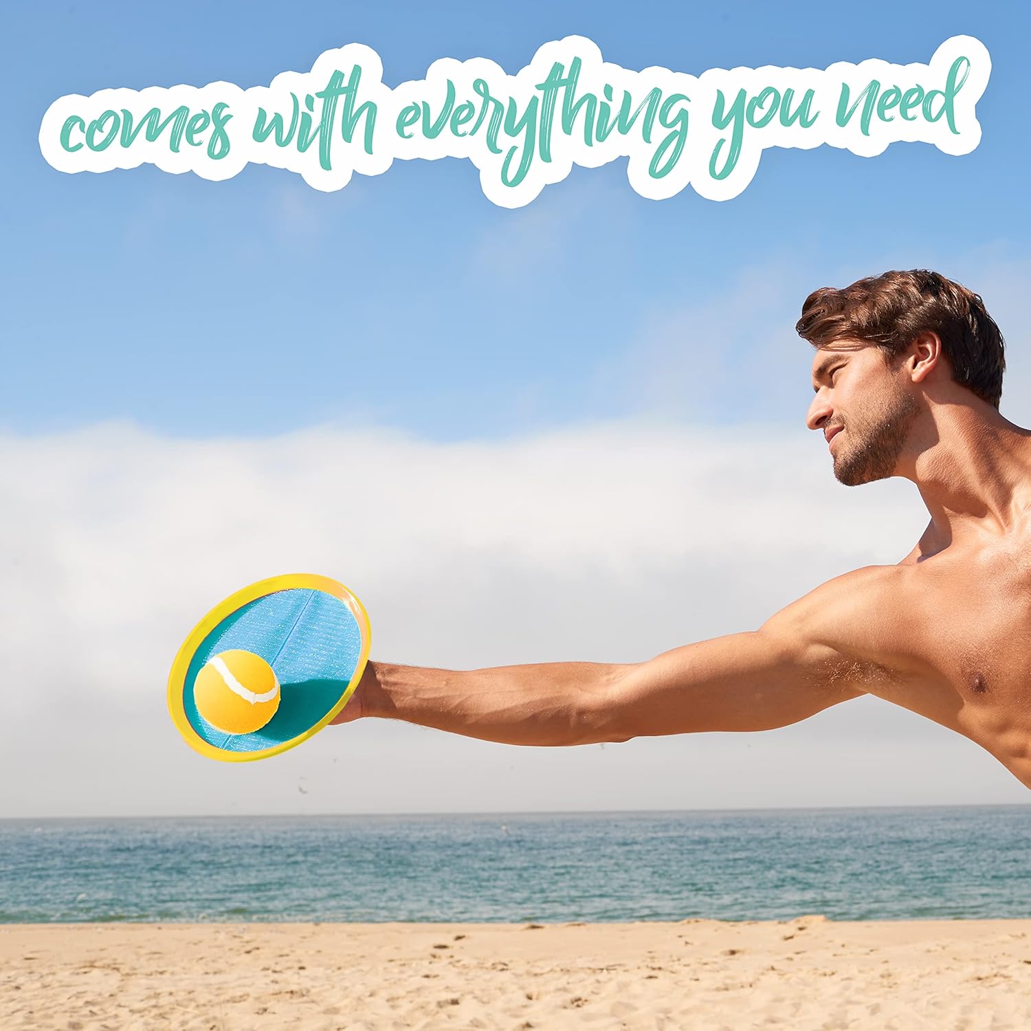 Franklin Sports Throw 'N Stick, Catch and Toss, Self Stick Toss Game, Fun for all Ages, Adjustable Handle, Includes 2 Catch Mitts and 1 Tennis BallFranklin Sports025725396320Outdoor GamesOutdoor Games