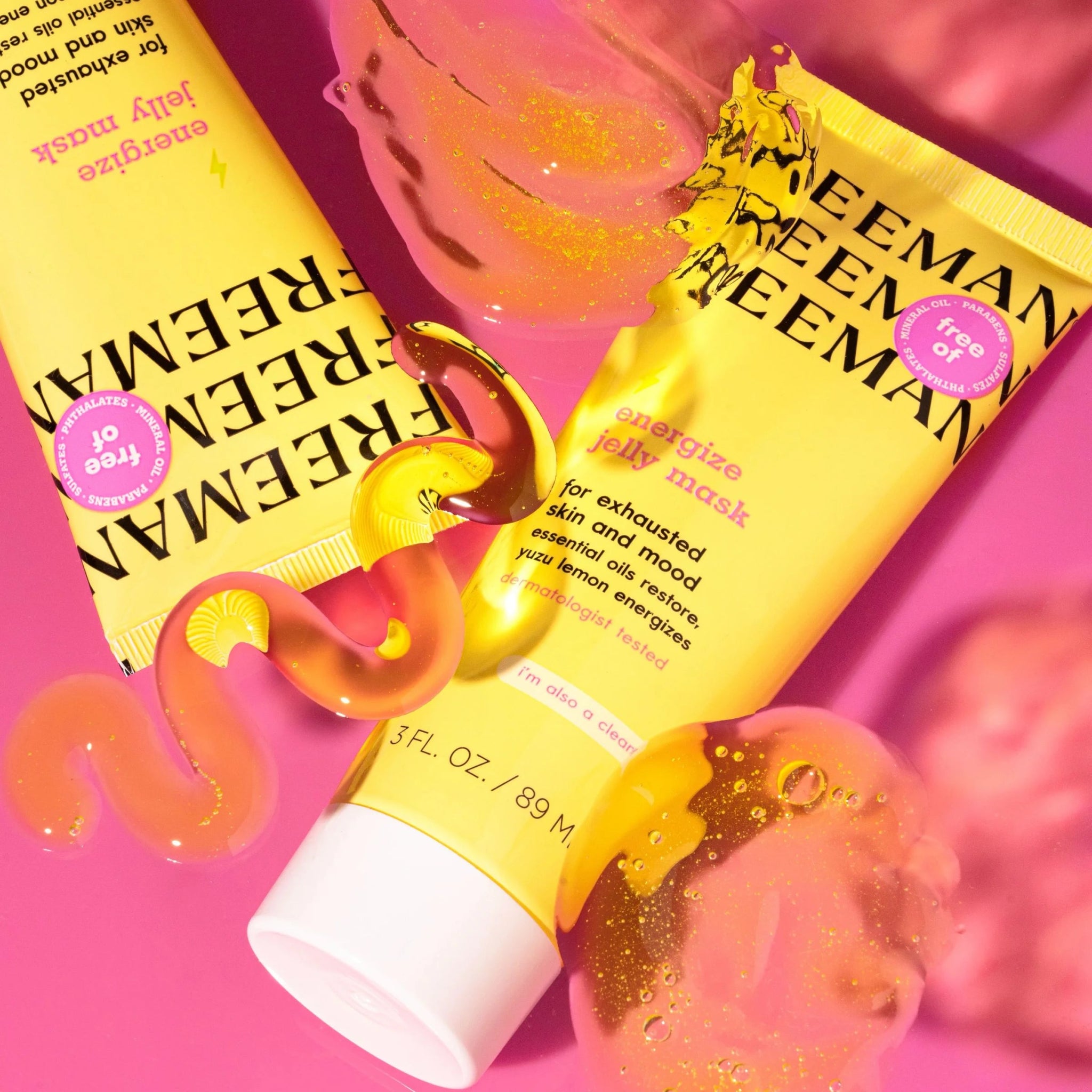 Freeman Yuzu Lemon Energize Jelly Mask for Unisex - 3 ozFreeman079625430530CleanserCleanser