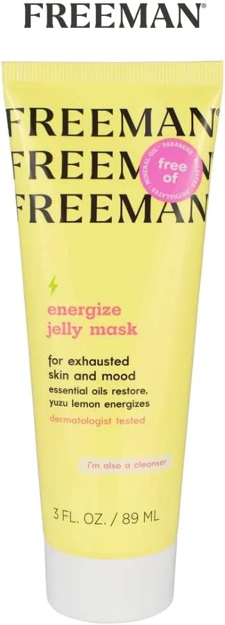 Freeman Yuzu Lemon Energize Jelly Mask for Unisex - 3 ozFreeman079625430530CleanserCleanser