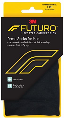 Futuro Dress Socks for Men, Helps Improve Circulation to Help Minmize Swelling - BlackFuturo051131215887Compression socksCompression socks