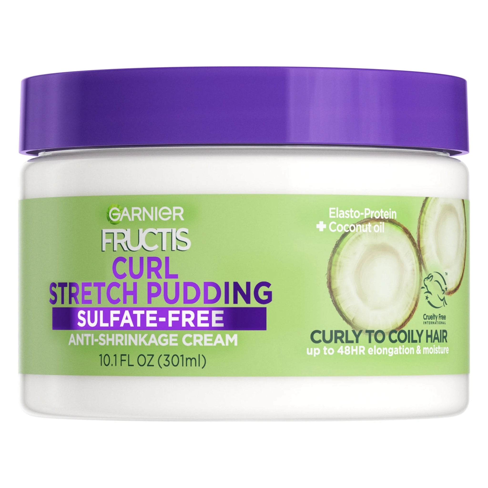 Garnier Fructis Curl Stretch Pudding, Sulfate Free Anti - Shrinkage Cream - 301 mlGarnier603084071821Hair CreamHair Cream