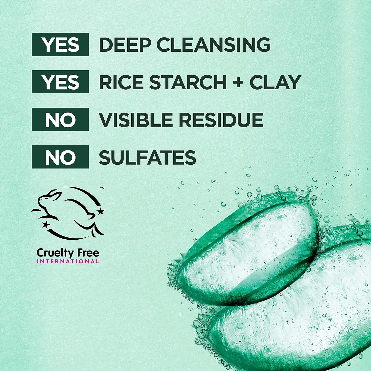 Garnier Fructis Deep Cleansing Invisible Dry Shampoo, Powered by Rice Starch and Clay to Instantly Refresh Hair, Aloe Clean - 126gGarnier603084076901ShampooShampoo