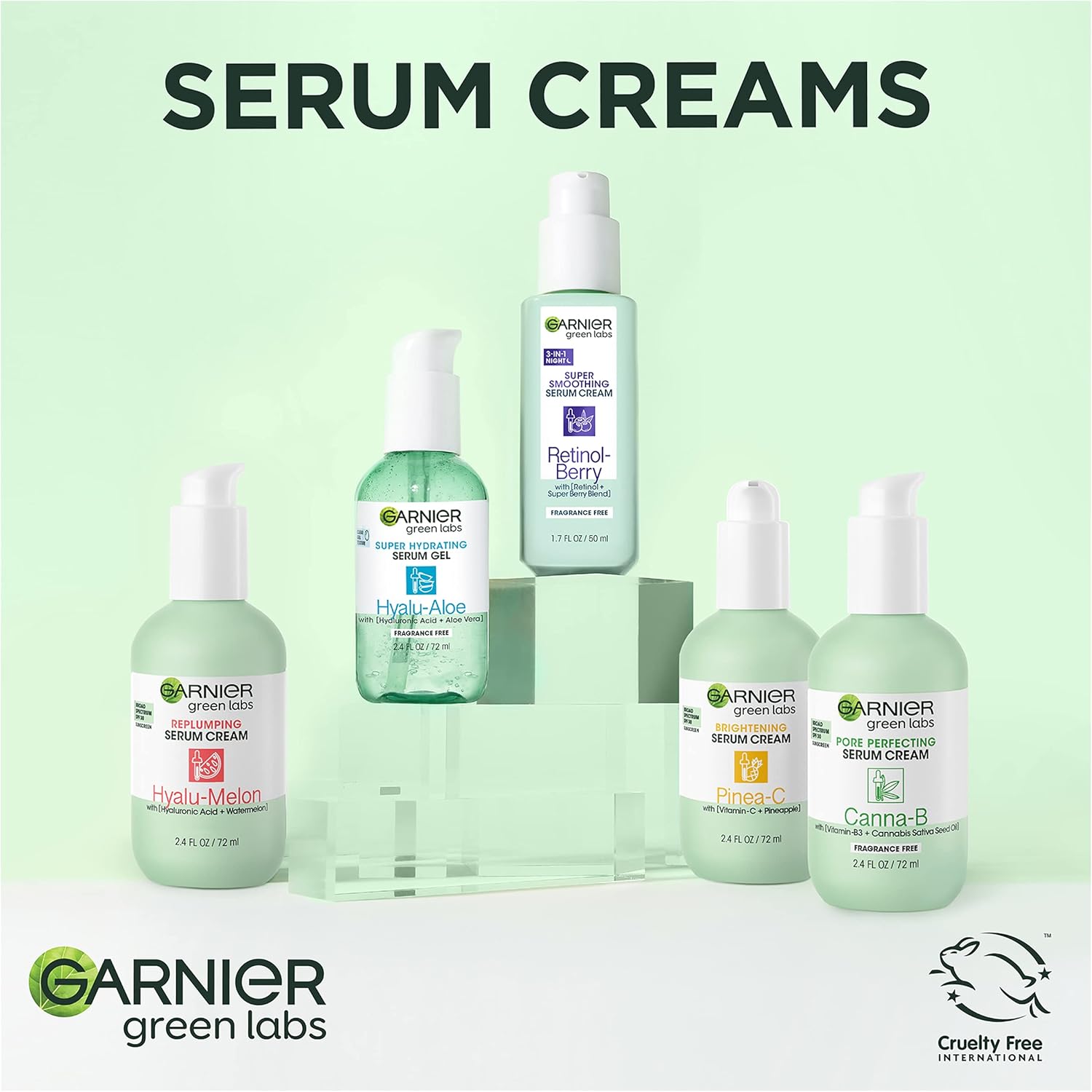 Garnier Green Labs Ultra Soothing Cream Cleanser - Amino Berry, Hydrates and Soothes Skin - 150 mlGarnier603084070091CleanserCleanser