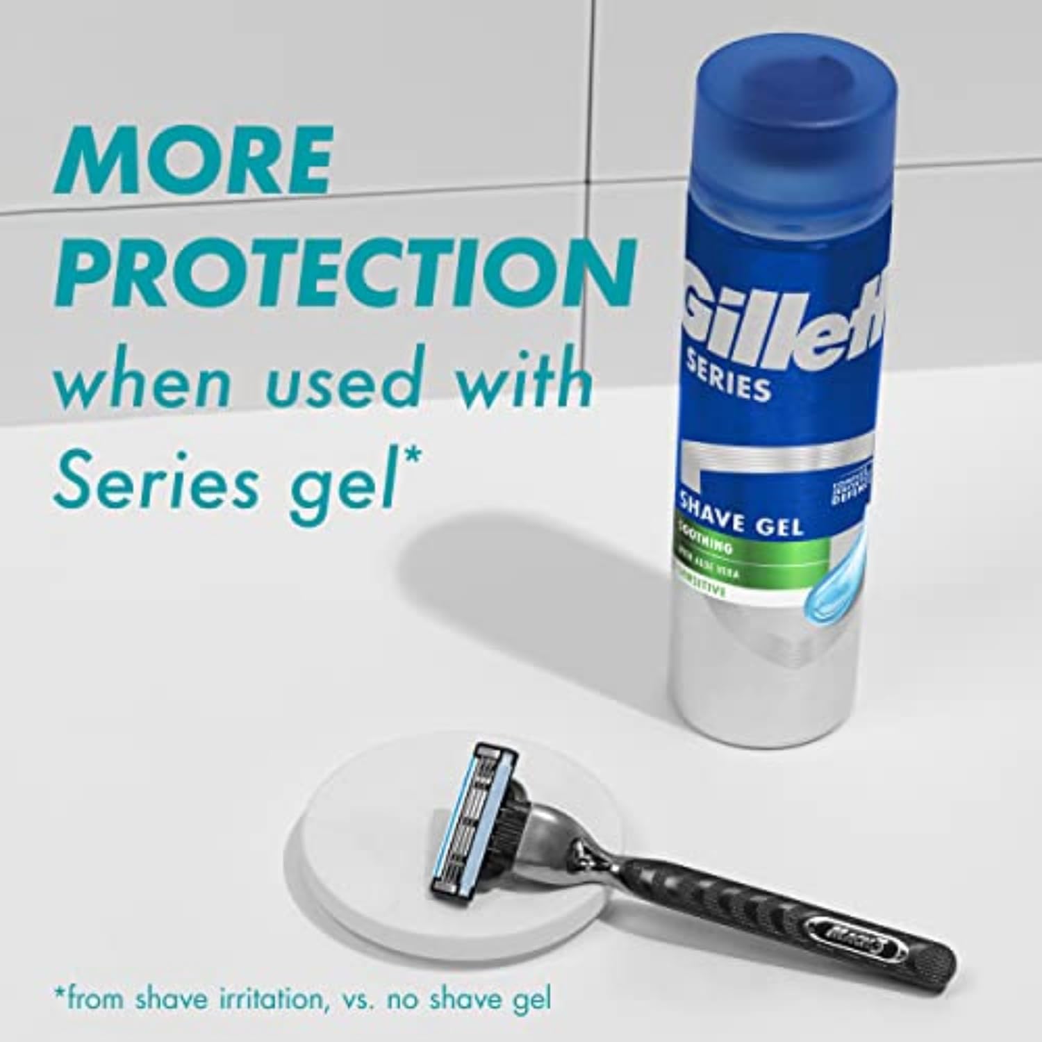 Gillette Mach3 Men's Razor Handle + 5 Blade RefillsGillette047400671928Razor BladeRazor Blade