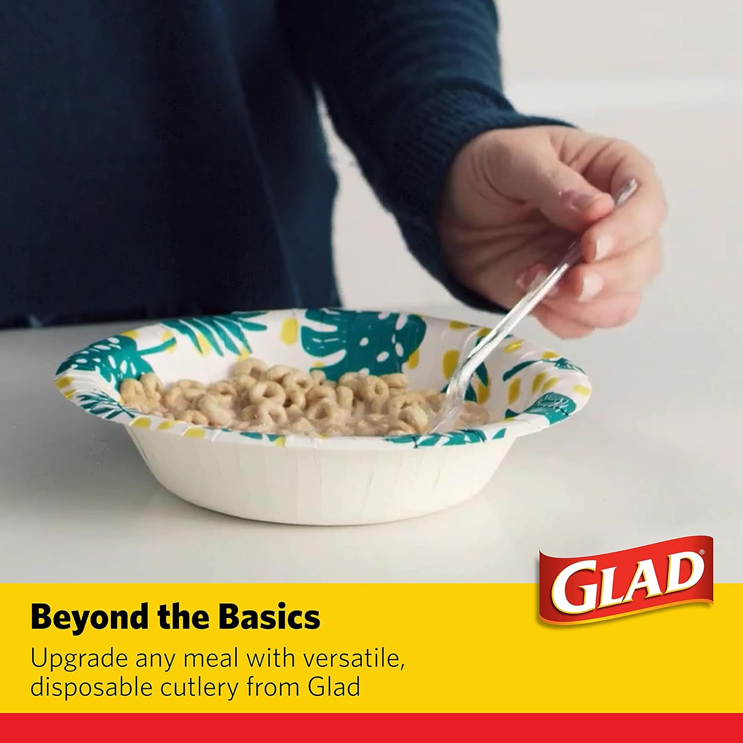 Glad Disposable Clear Cutlery Set - Clear Heavy Duty Plastic Forks, Knives, and SpoonsGlad742797849751Disposable CutleryDisposable Cutlery