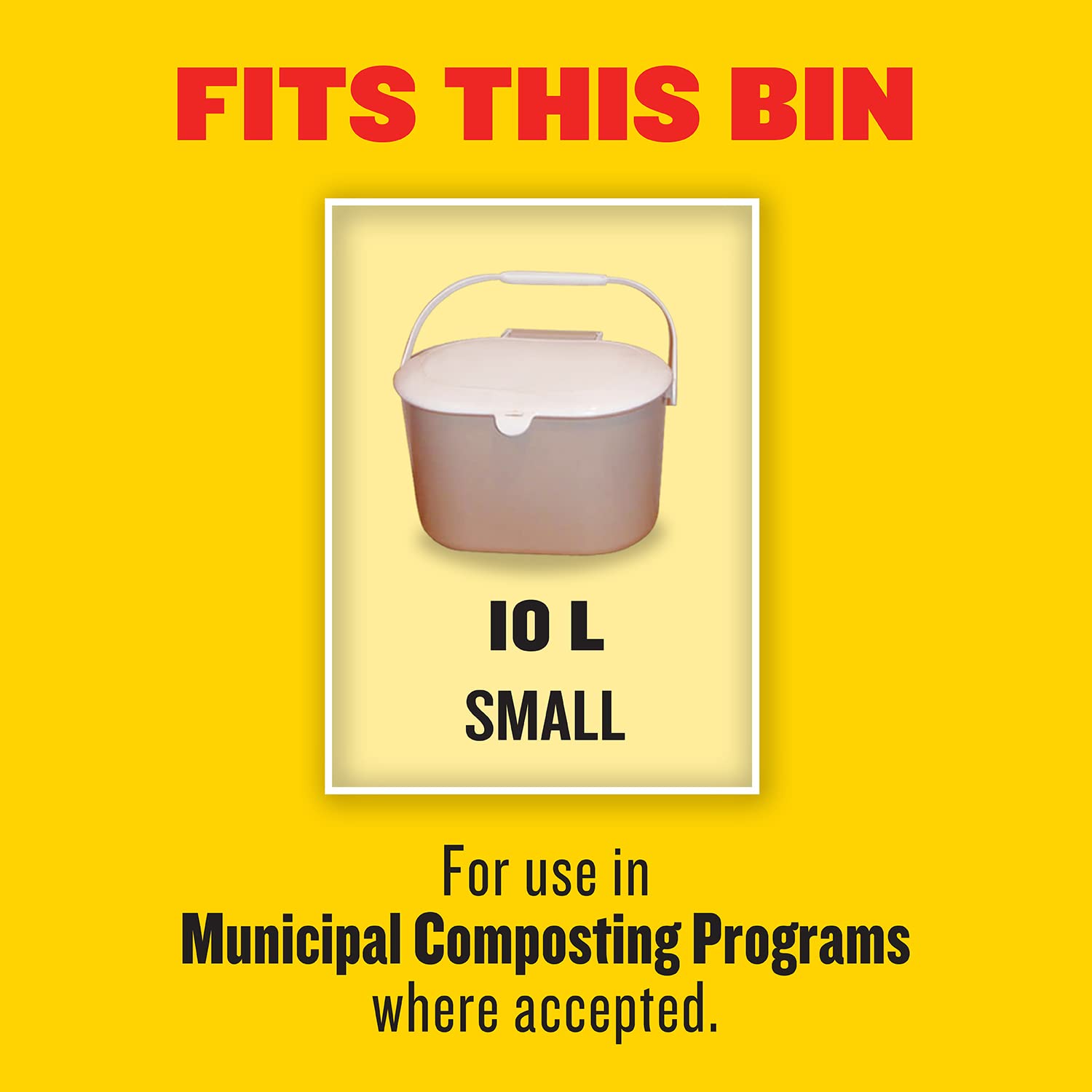 Glad Kitchen Compost trash Bags - Febreze Fresh Lemon, Small 10 L - 20 CountGlad885865741202Garbage BagGarbage Bag