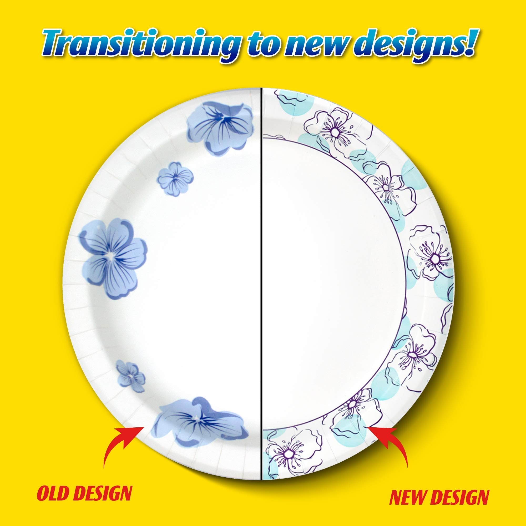 Glad Round Disposable Paper Plates for All Occasions - Soak Proof, Cut Proof, Microwaveable Heavy Duty Disposable Plates - 10" Diameter, 50 countGlad742797779782Disposable PlatesDisposable Plates