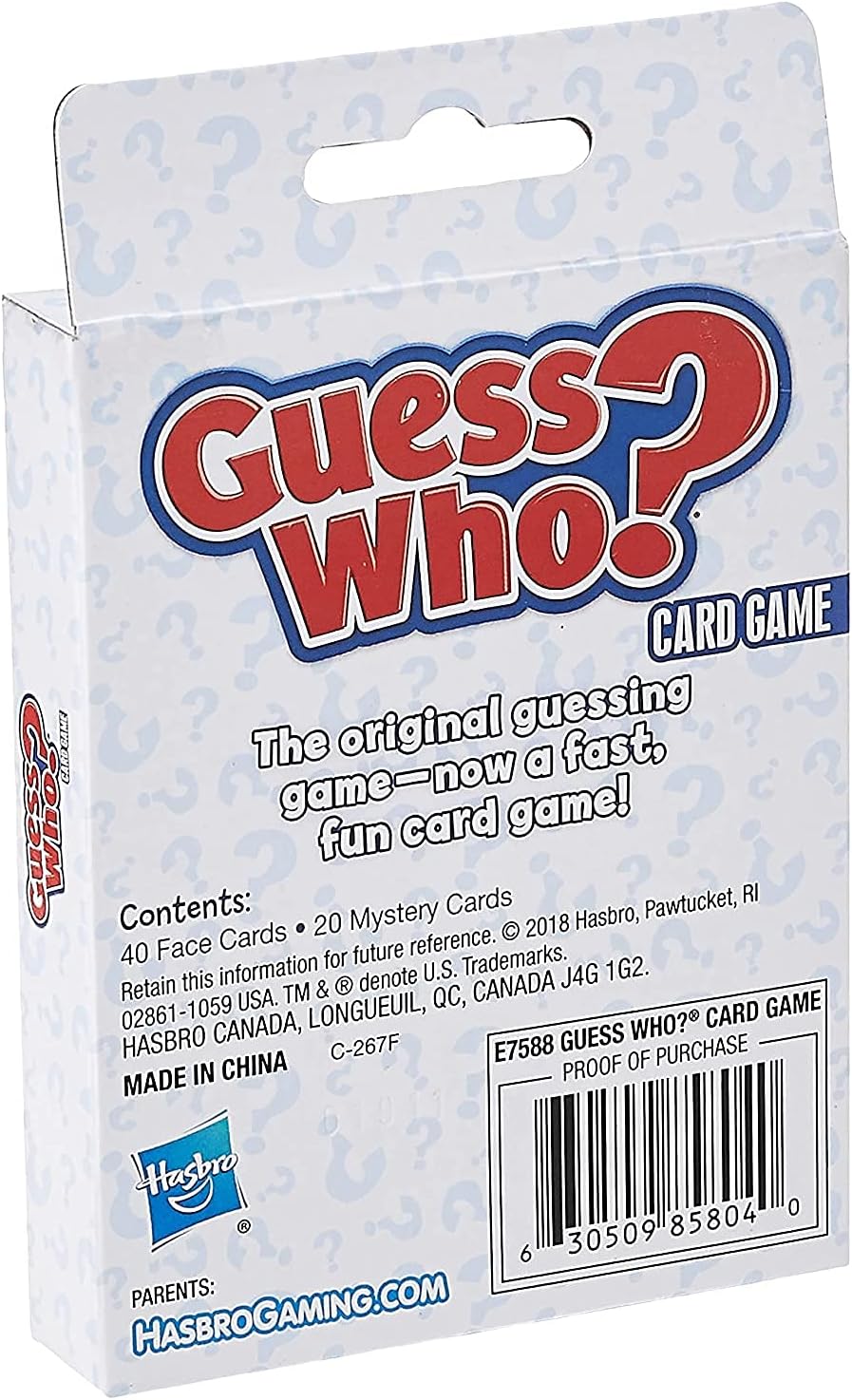 Hasbro Classic Card Games - Guess Who?Hasbro630509858040Card GamesCard Games