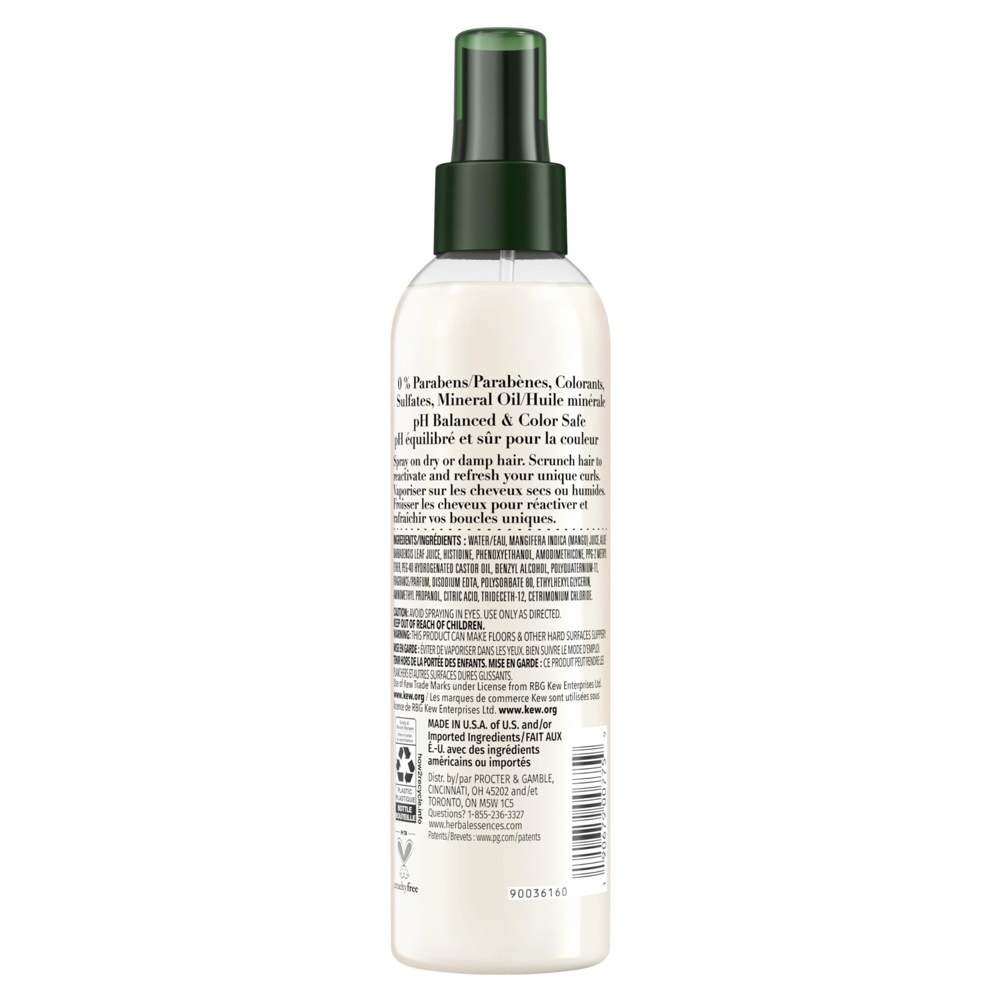 Herbal Essences bio renew Curl Refresh Mist with Mango & Aloe - 170 mlHerbal Essences190679007759Hair SprayHair Spray