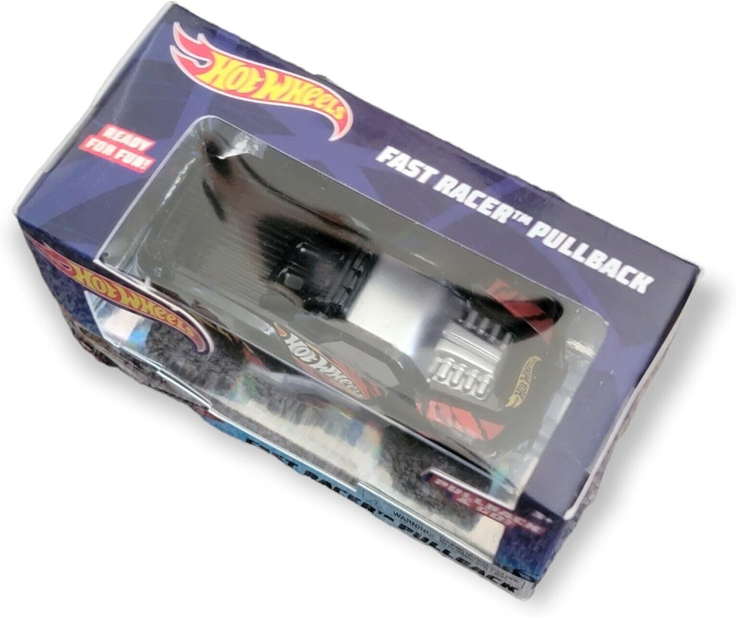 Hot Wheels Fast Racer Pullback cars and truck Vehicle for kids - Dawgzilla Gray/BlackHot Wheels886144981739Toy CarToy Car