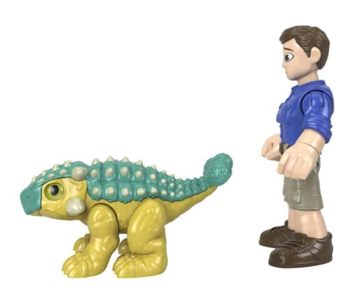 Imaginext Jurassic Camp Cretaceous & Ben Dinosaur Toy Set For Preschool Kids, 2 PiecesImaginext194735010820Play FiguresPlay Figures