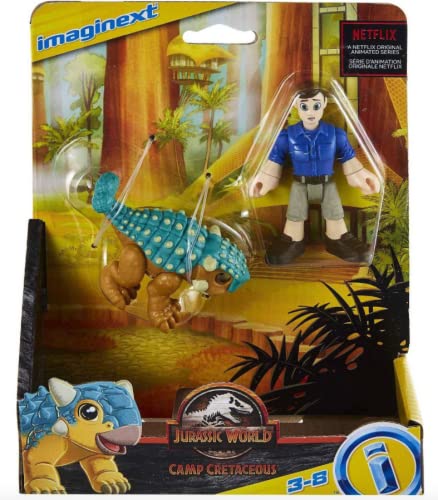 Imaginext Jurassic Camp Cretaceous & Ben Dinosaur Toy Set For Preschool Kids, 2 PiecesImaginext194735010820Play FiguresPlay Figures
