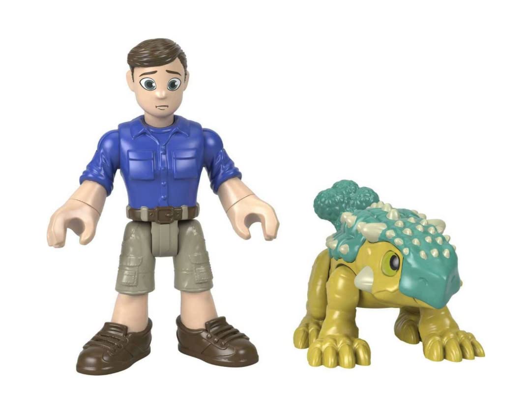 Imaginext Jurassic Camp Cretaceous & Ben Dinosaur Toy Set For Preschool Kids, 2 PiecesImaginext194735010820Play FiguresPlay Figures