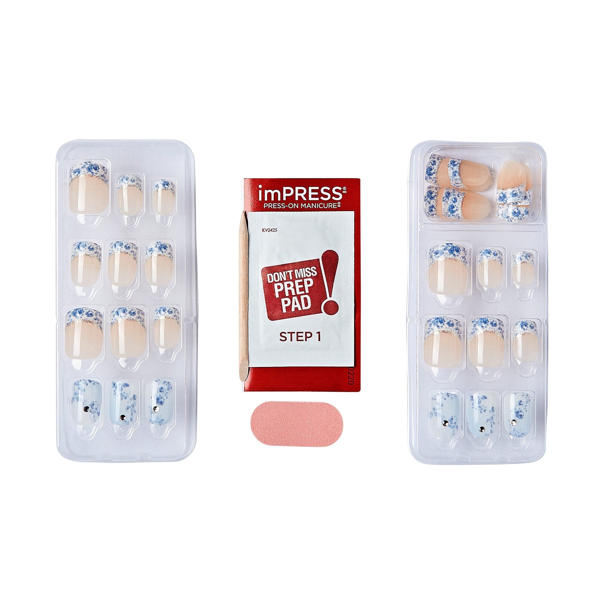 imPRESS KISS Limited Edition LoveShackFancy x Press - On Manicure, Includes Prep Pad, Mini Nail File, Cuticle Stick - 30 NailsimPRESS KISS731509888973Press On NailsPress On Nails