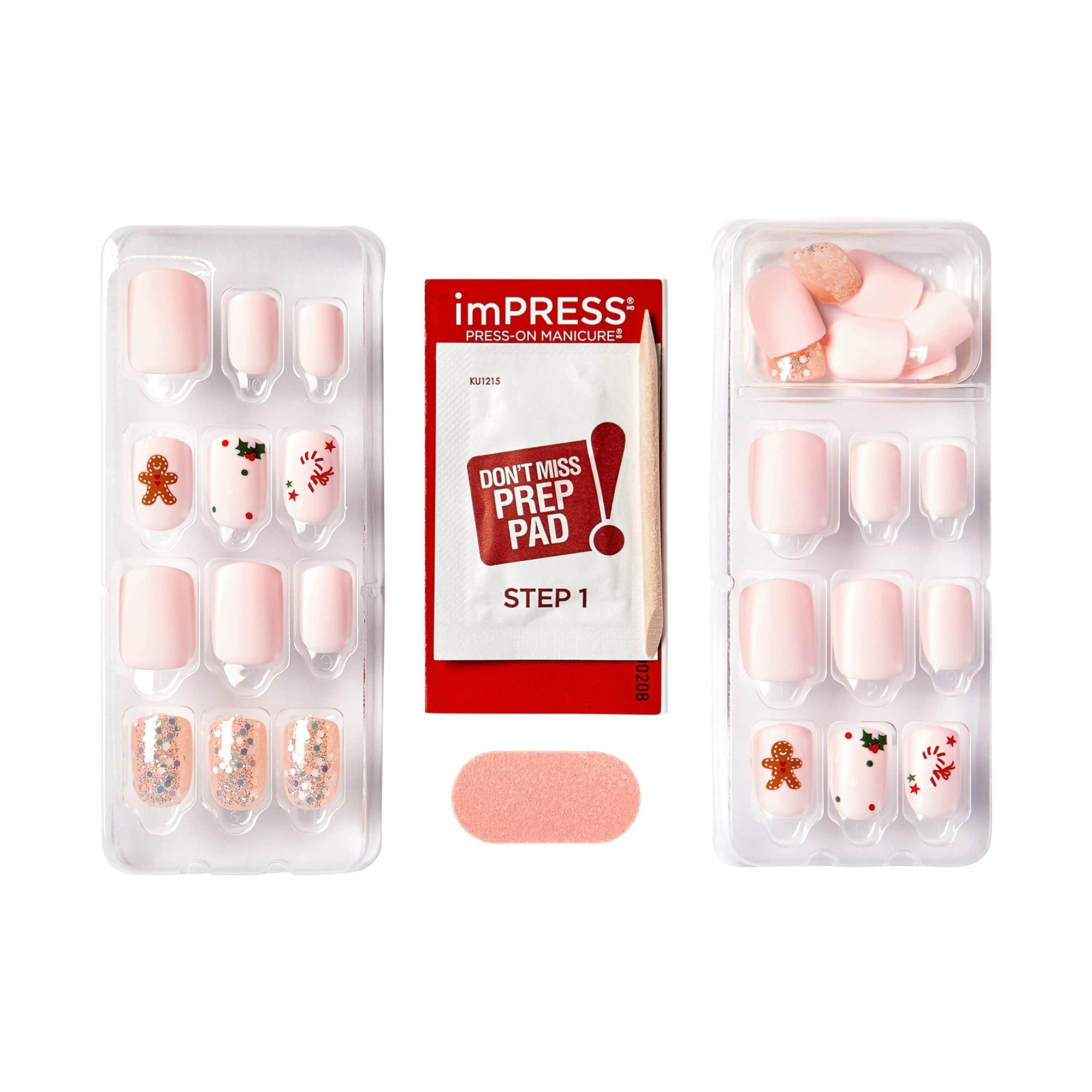 imPRESS KISS Limited Edition LoveShackFancy x Press - On Manicure, Includes Prep Pad, Mini Nail File, Cuticle Stick - 30 NailsimPRESS KISS731509888973Press On NailsPress On Nails