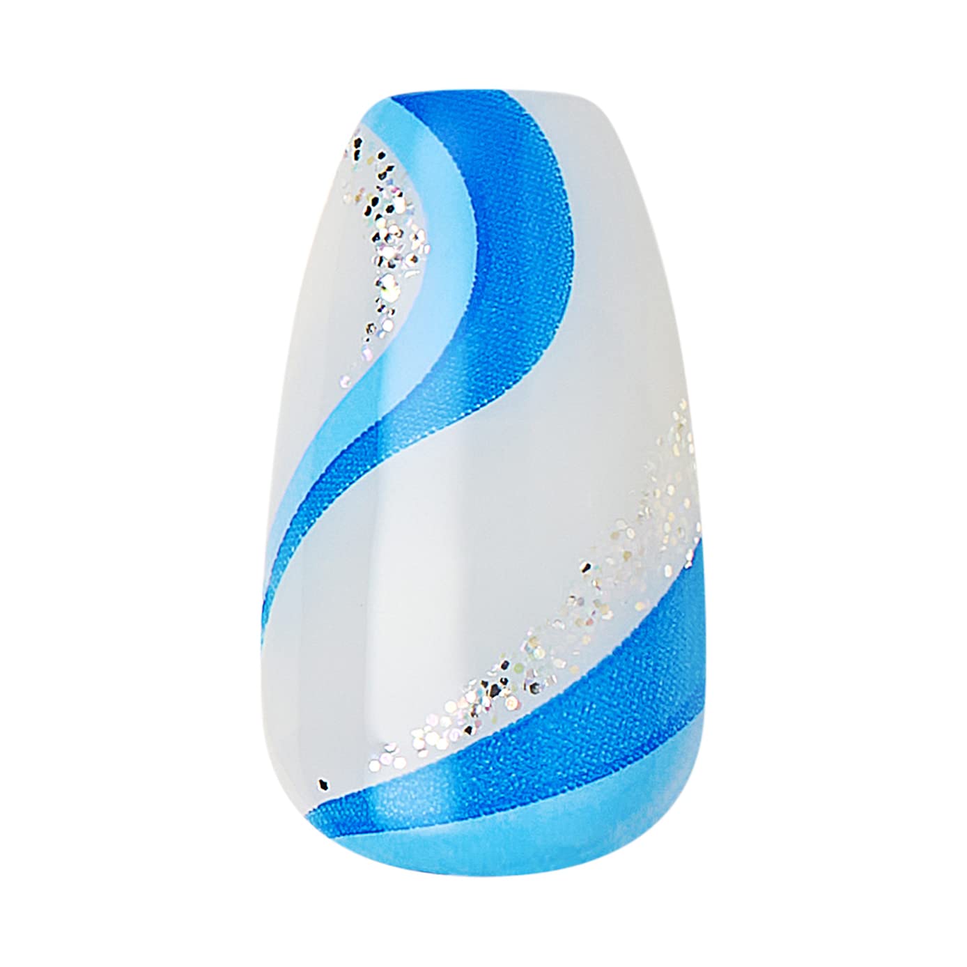 imPRESS KISS Press On ManicureNails, Includes 30 Nails, Prep Pad, Instructions Sheet, 1 Manicure Stick, 1 Mini File - Mesmerize Blue, M - Coffin ShapeimPRESS KISS731509890327Press On NailsPress On Nails
