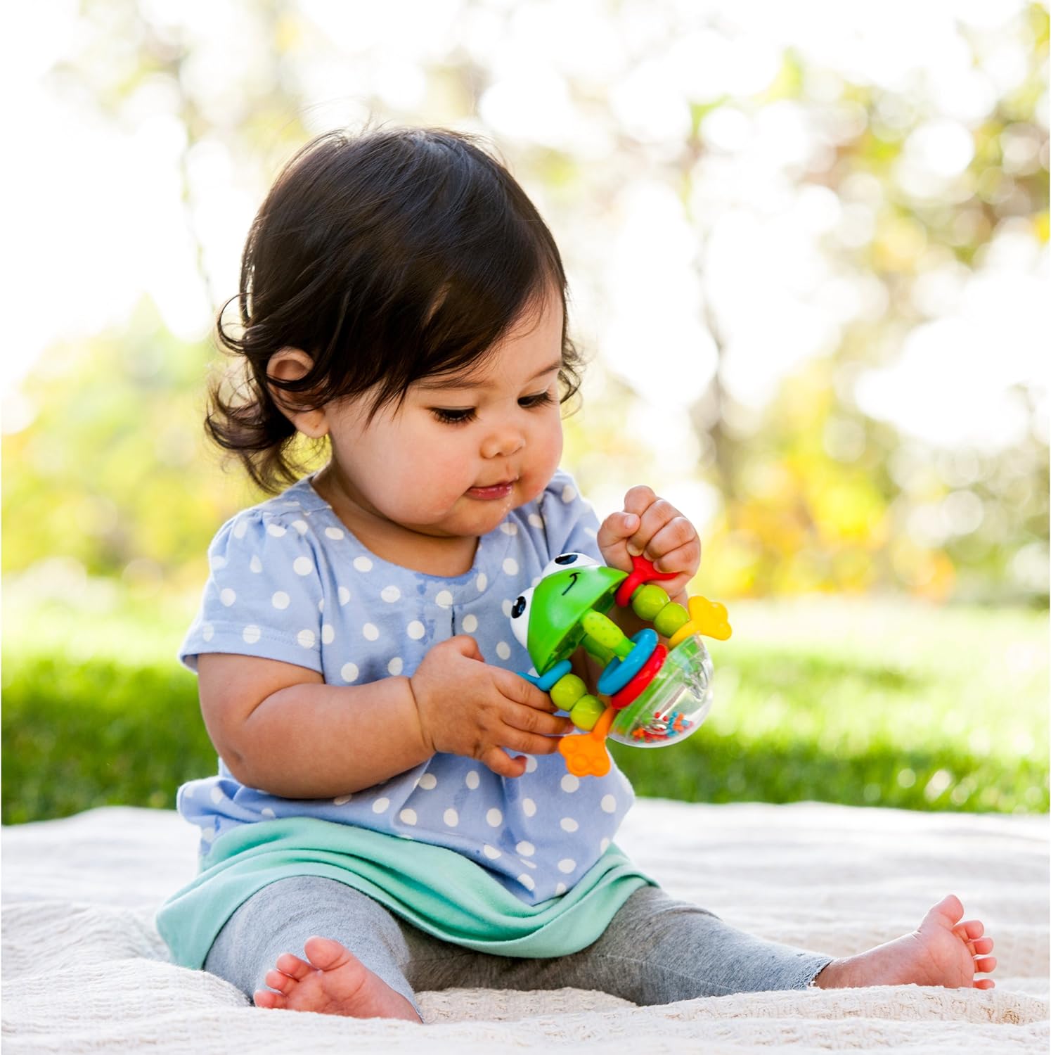 Infantino Flip Flop Frog RattleInfantino773554068429Baby ToysBaby Toys