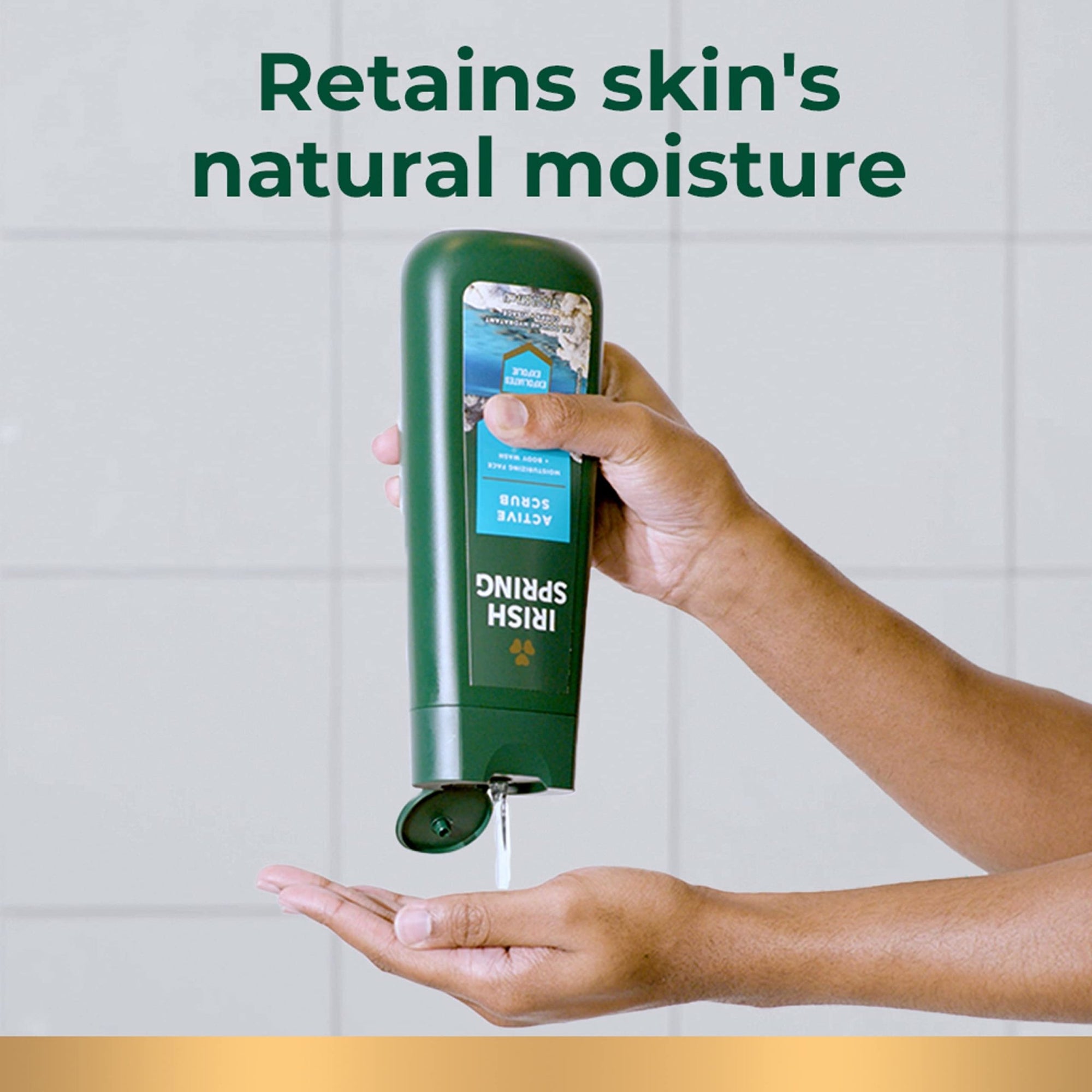 Irish Spring Active Scrub Moisturizing, Exfoliating Body and face Wash, Exfoliates, Cleans Body, Hands and Face - 591 mlIrish Spring035000993618Body WashBody Wash