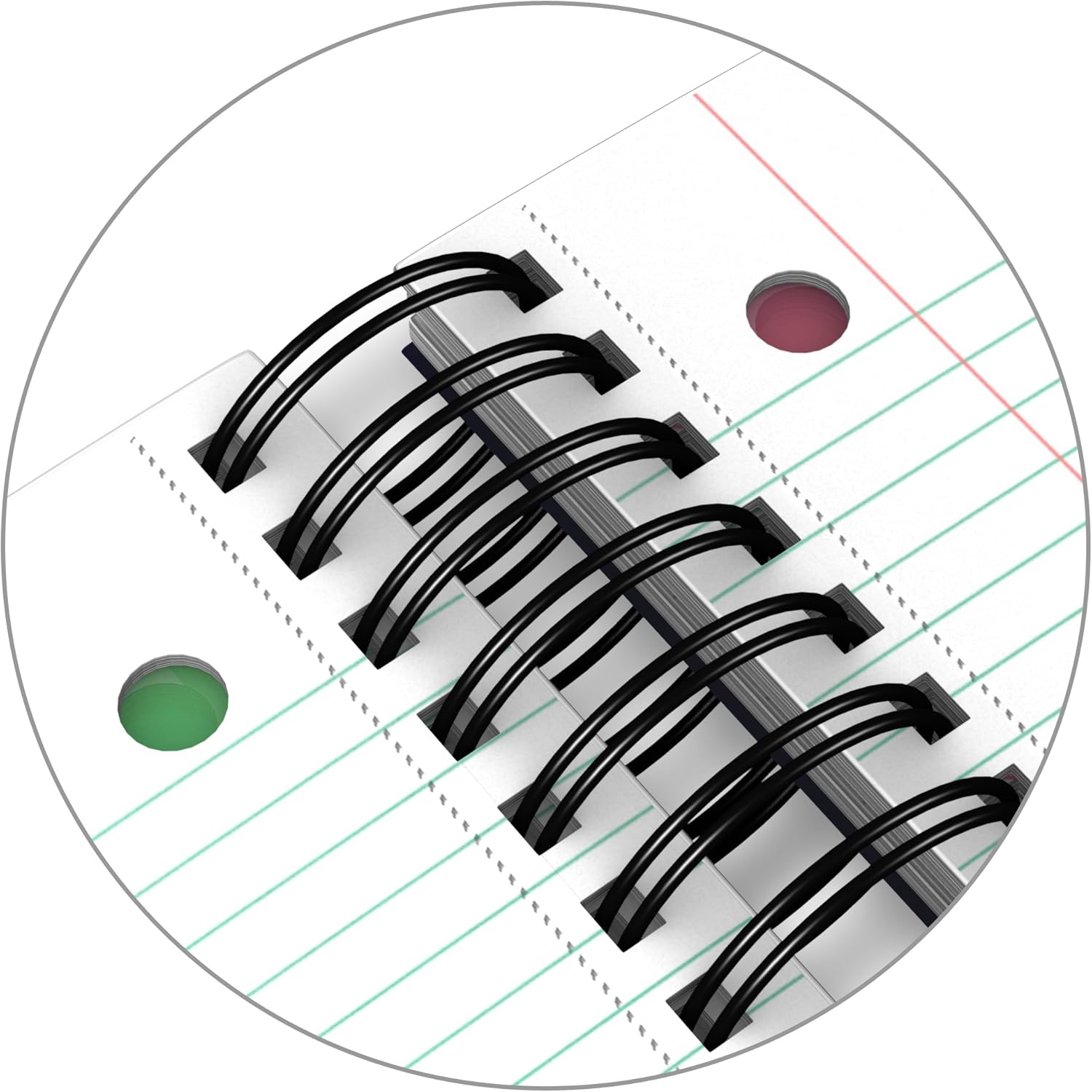 iScholar iQ 3 Subject Poly Cover Double Wire Notebook, College Rule, 9.5 x 6.5 Inches - 120 SheetsiScholar816124015048NotebookNotebook