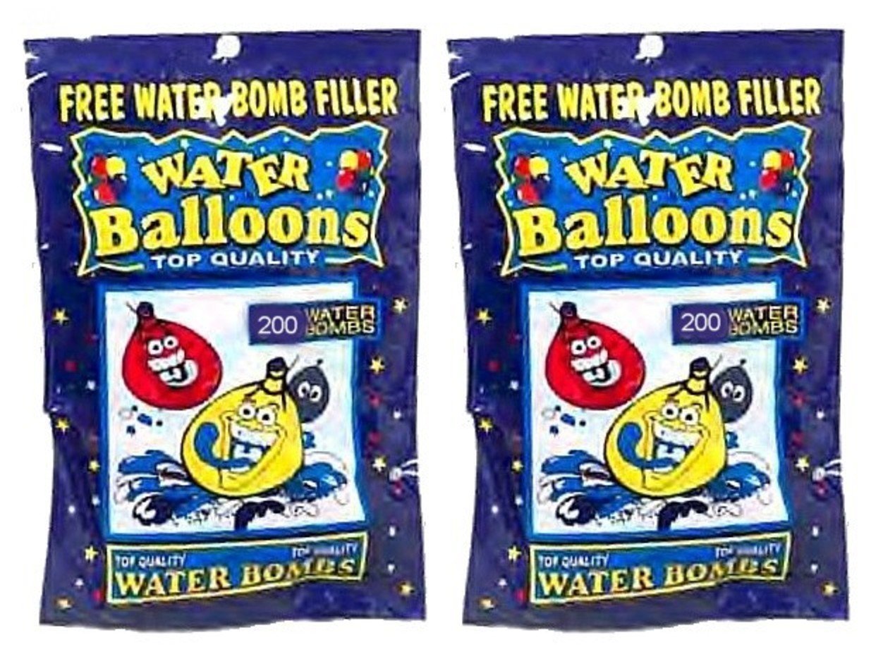JA - RU 400 Water Bomb Balloons w/ Hose Filler AttachmentsJA - RU075656001169Water BaloonsWater Baloons