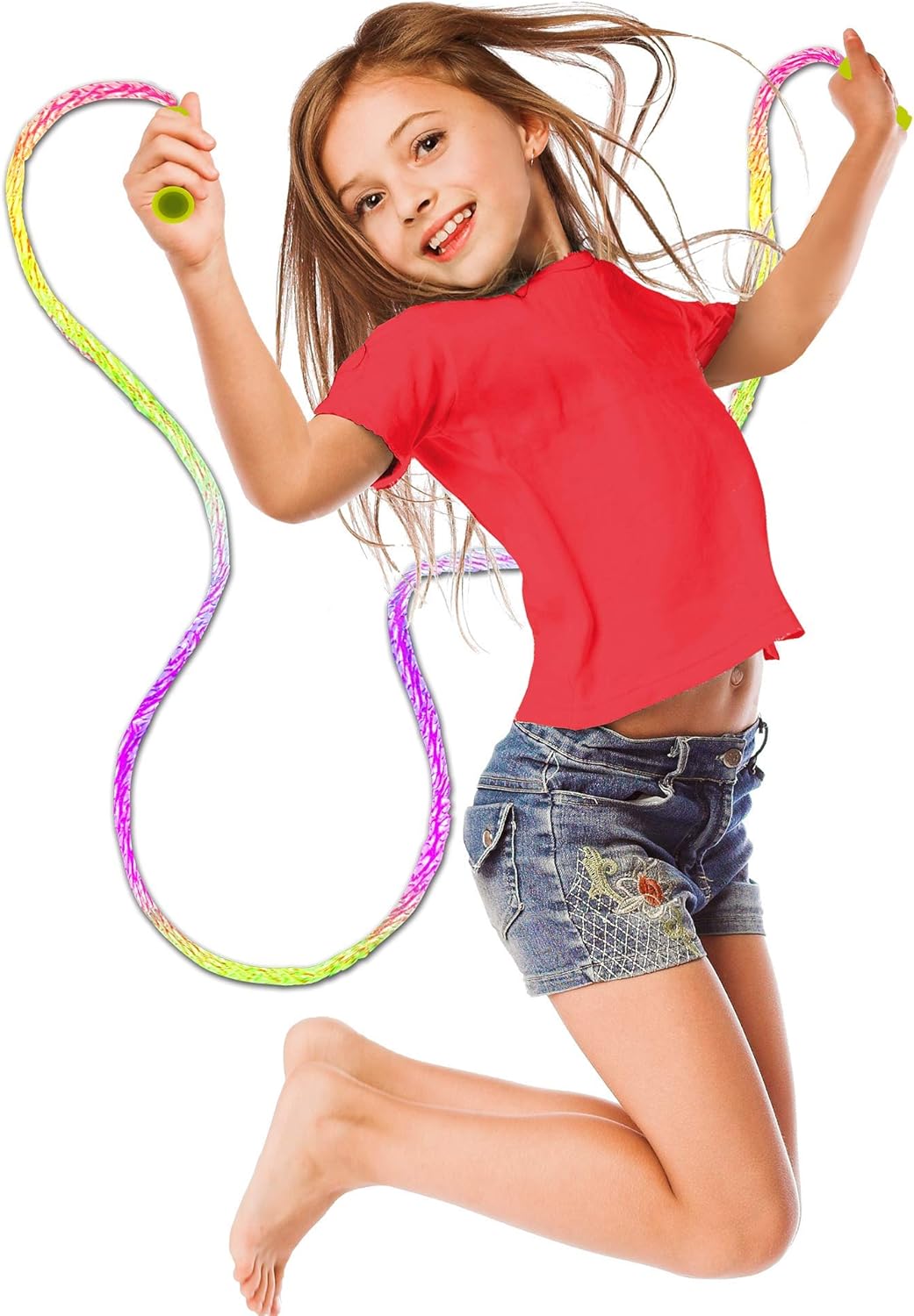 JA - RU Basix Crystal Jump Rope with Lazer Handles - 7 FtJA - RU885968500553Jump RopeJump Rope