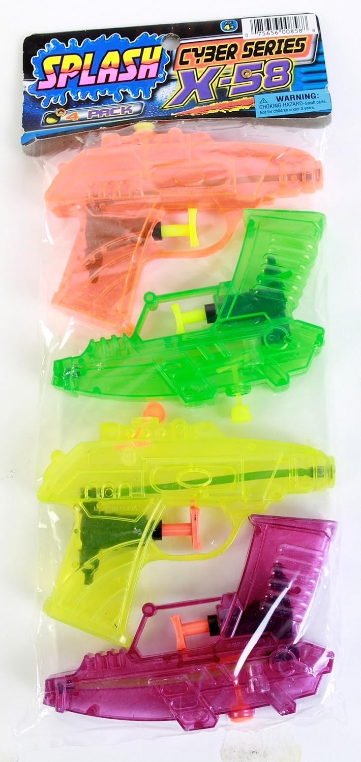 Ja - Ru Cyber series X - 58 Splash Gun - 4 CountJA - RU075656008588Water PistolsWater Pistols