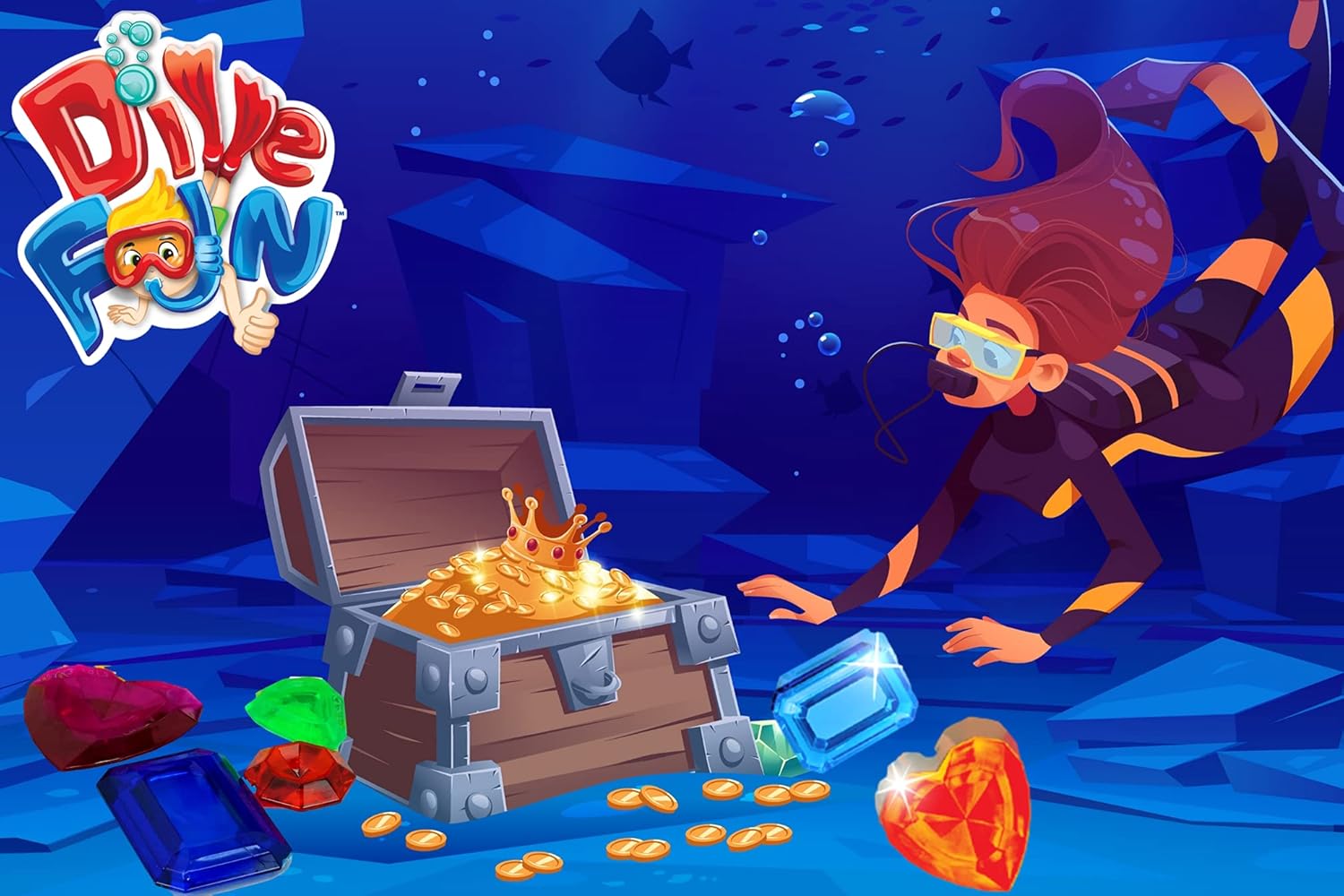 JA - RU Dive fun crystal gems, Fun Swimming Pool Dive Toys Gem Diving Training Toy Sinker for KidsJA - RU601202992058Pool ToyPool Toy