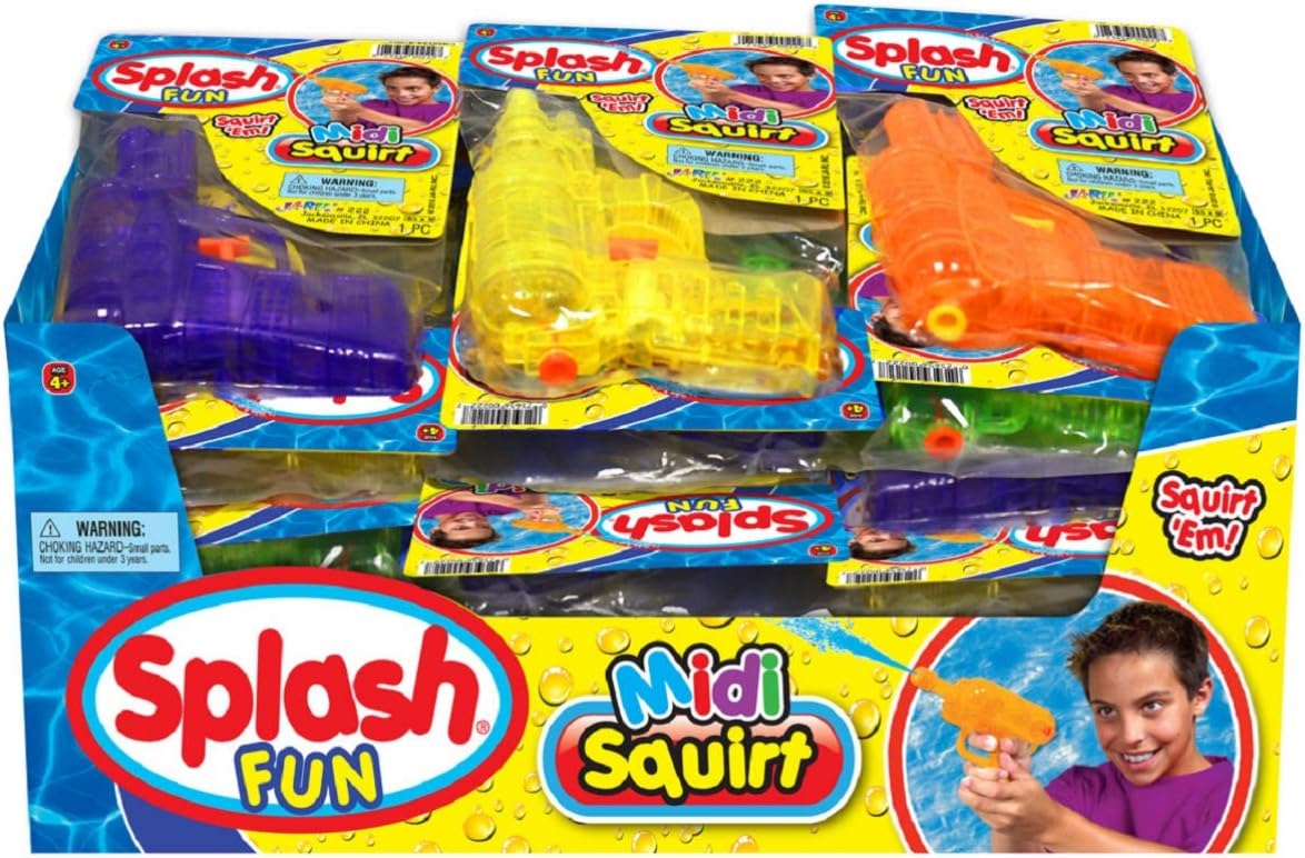 JA - RU Splash fun midi squirt blaster Water GunJA - RU075656002227Water PistolsWater Pistols