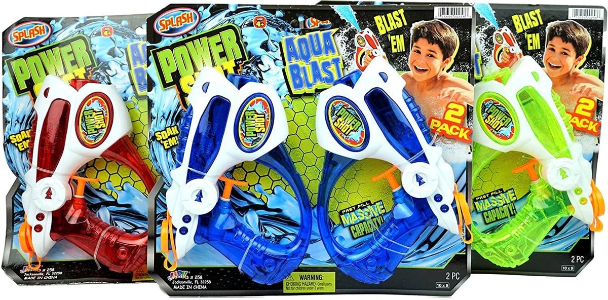 JA - RU Splash Power Shot Aqua BlastJA - RU075656002531Water PistolsWater Pistols