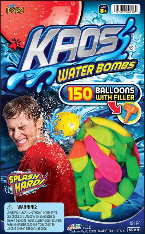 JA - RU Toss 'em! water Bomb Water Balloons and filler - 150 baloonsJA - RU075656001381Water BaloonsWater Baloons