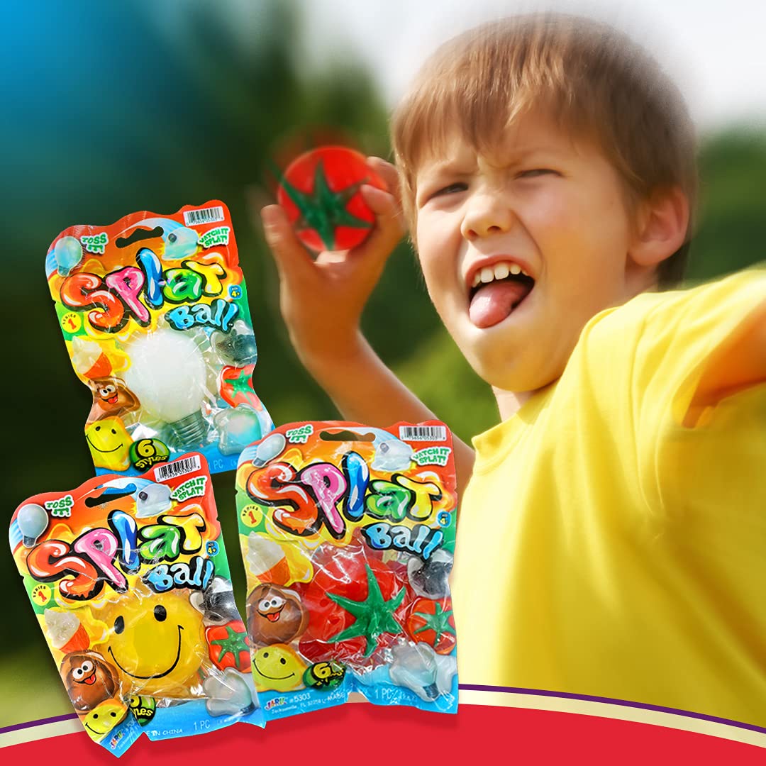 JA - RU toss it Splat Ball Sticky & Stretchy - Assorted 6 stylesJA - RU601202993840Squeeze ToysSqueeze Toys