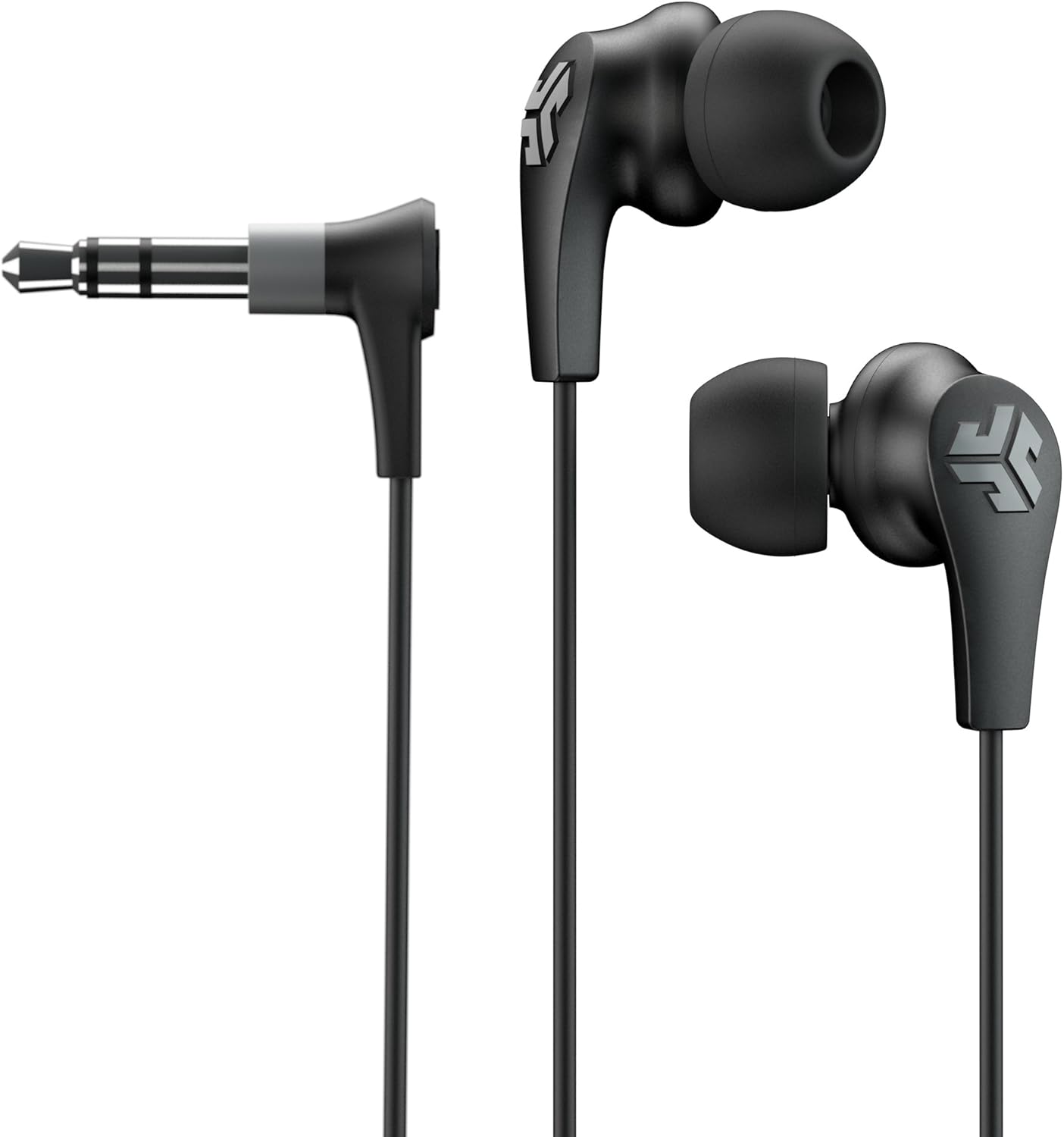 JLab JBuds2 Signature Wired Earbuds, Ergonomic Fit - BlackJLab878376002184Wired EarbudsWired Earbuds