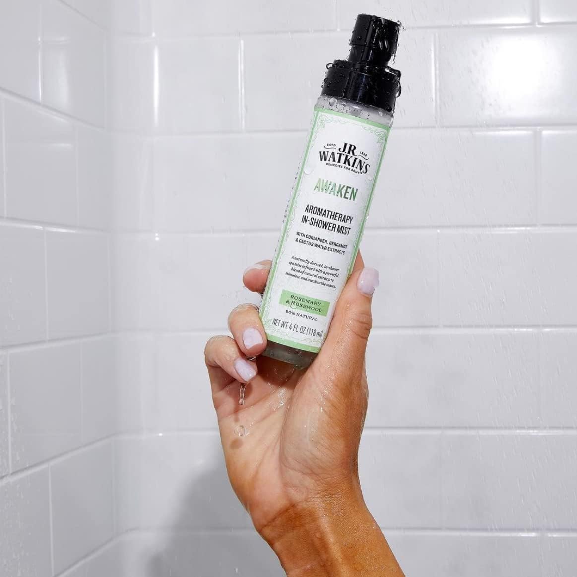 J.R. Watkins Awaken Aromatherapy in - Shower Mist - Natural Rosemary & Rosewood - 118 mlJ.R. Watkins856543008191Body MistBody Mist