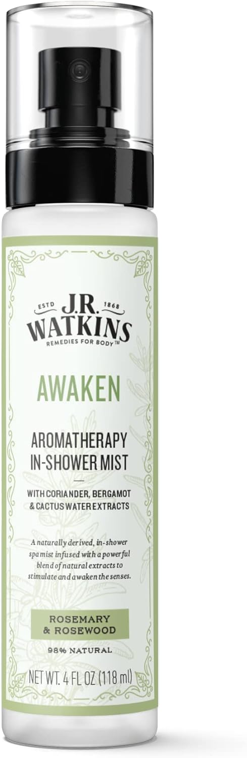 J.R. Watkins Awaken Aromatherapy in - Shower Mist - Natural Rosemary & Rosewood - 118 mlJ.R. Watkins856543008191Body MistBody Mist