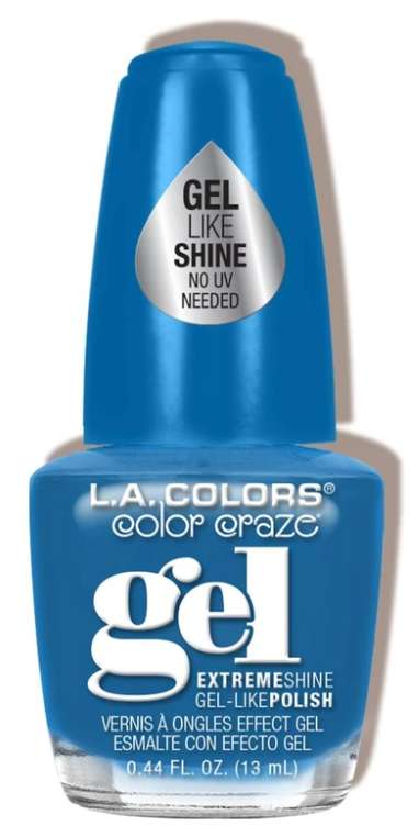 L.A. COLORS color craze Gel extreme shine - 13 mlL.A. COLORS081555547509Nail PolishNail Polish