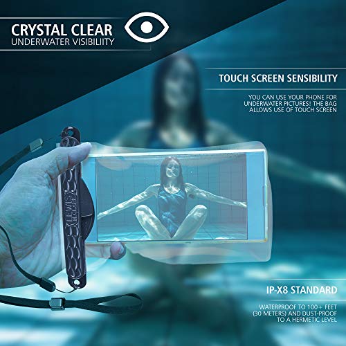 Lewis N. Clark Waterseals Magnetic Self - Sealing Waterproof Pouch, Dry Bag for Cell Phone for Pool or Beach - One SizeLewis N. Clark029275017827Waterproof Mobile PouchWaterproof Mobile Pouch