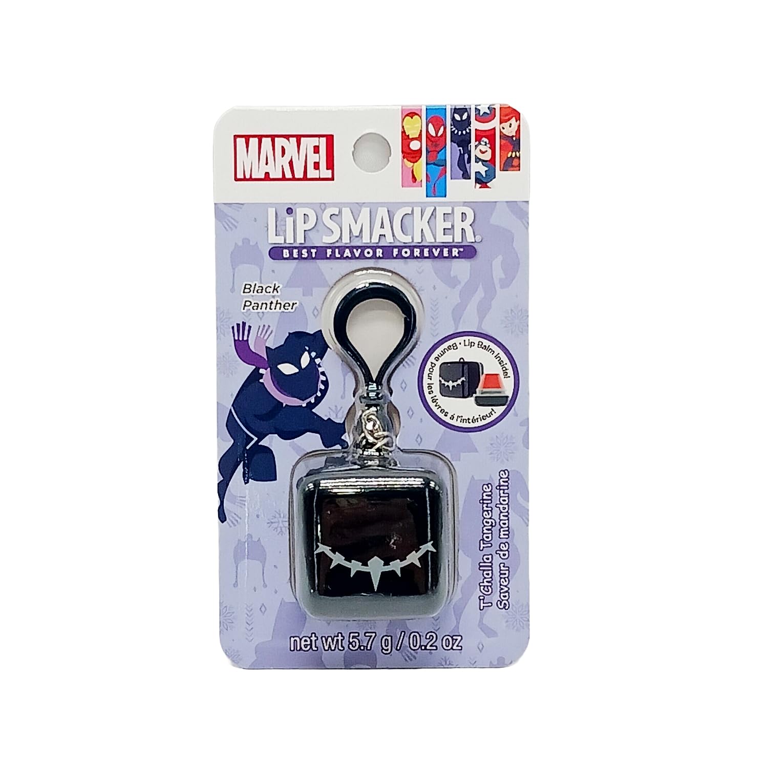Lip Smacker Marvel Black panther Cube Flavored Lip BalmLip Smacker050051107951Lip BalmLip Balm