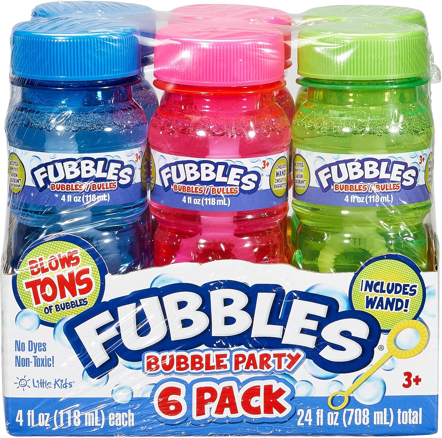 Little Kids Fubbles Bubble party Bubbles Solution - 118ml, 6 packLittle Kids093539991079Bubble SolutionBubble Solution