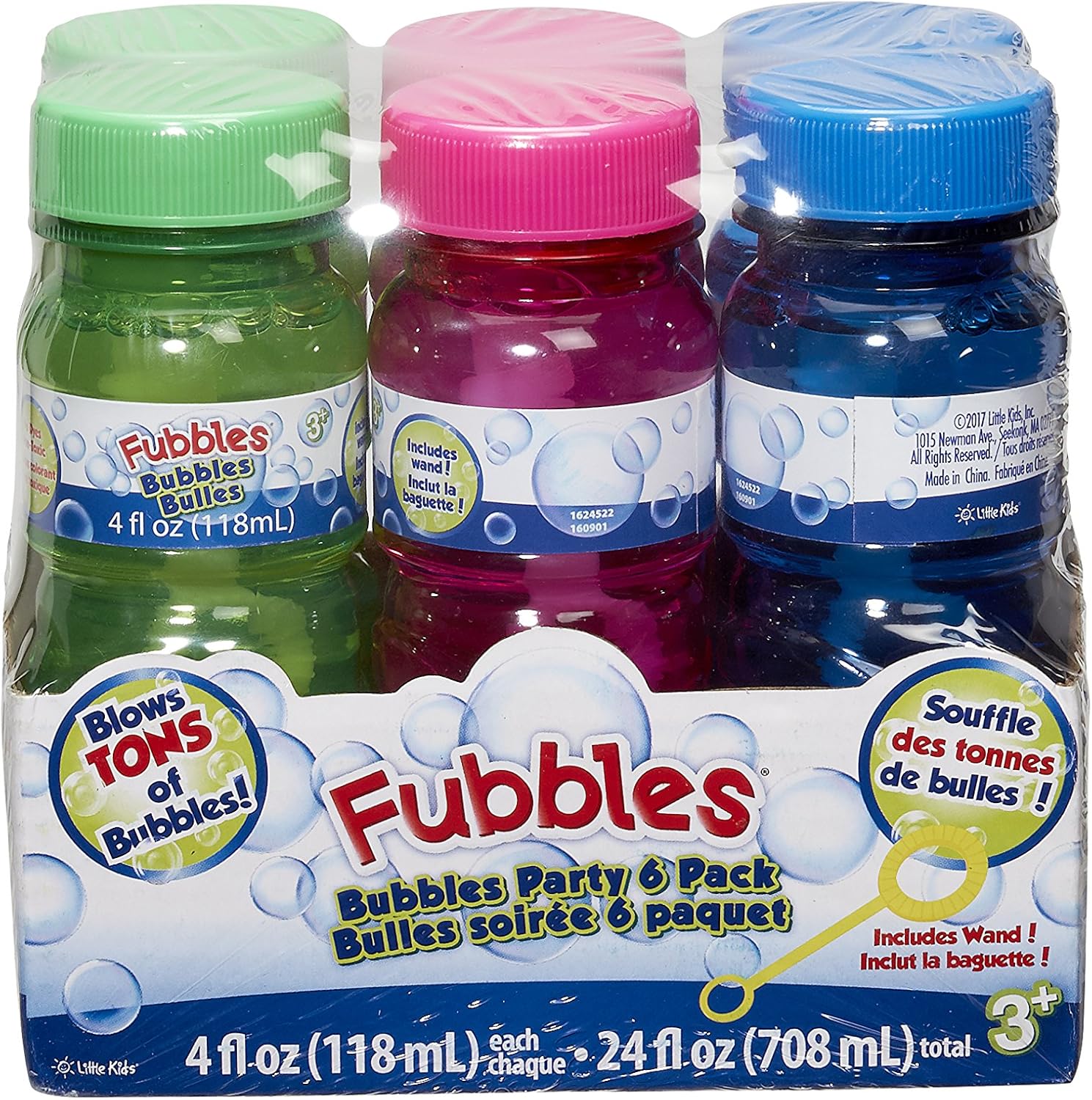 Little Kids Fubbles Bubble party Bubbles Solution - 118ml, 6 packLittle Kids093539991079Bubble SolutionBubble Solution