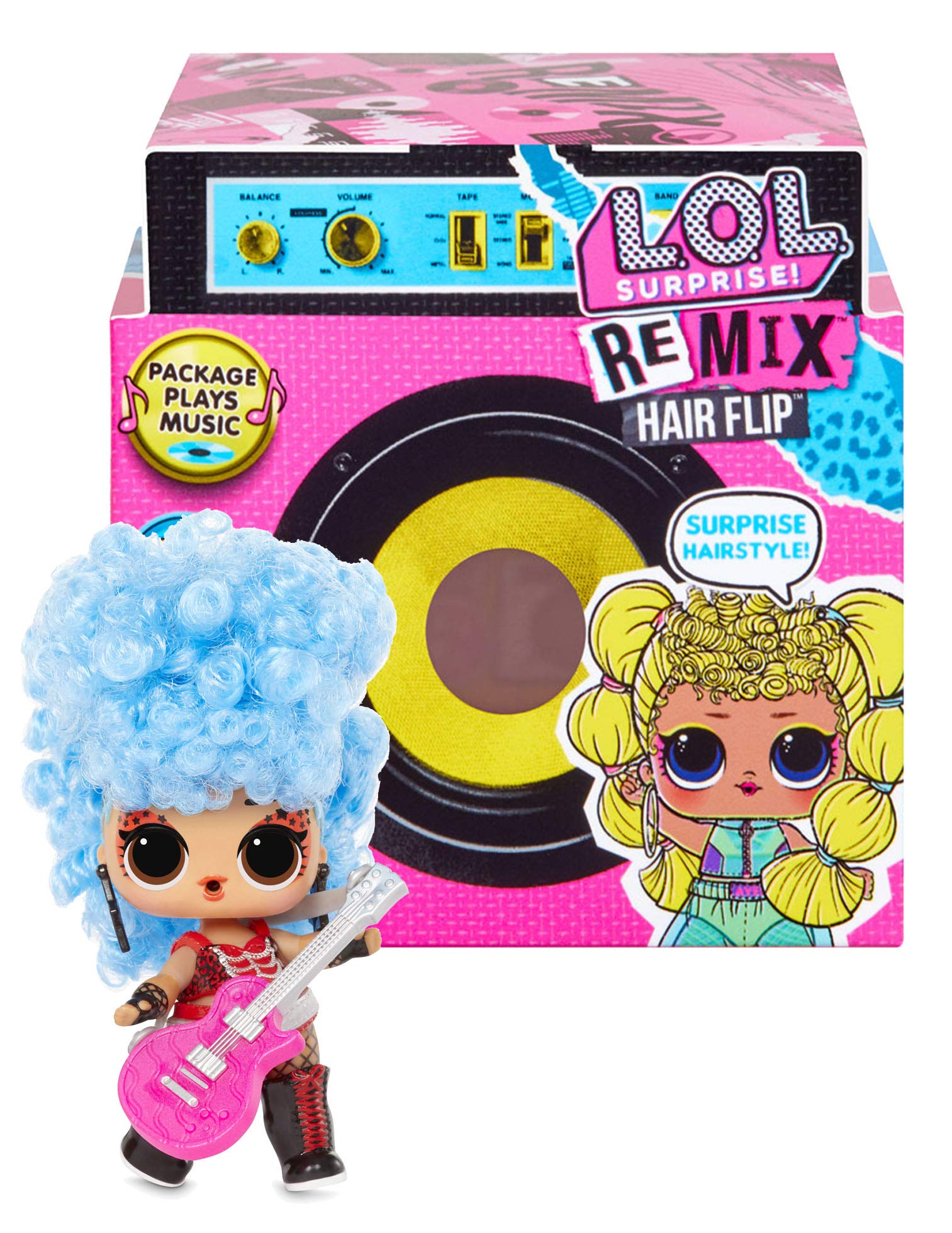 L.O.L. Surprise! Remix Hair Flip, 15 Surprises with Hair Reveal & MusicL.O.L. Surprise!DollsDolls