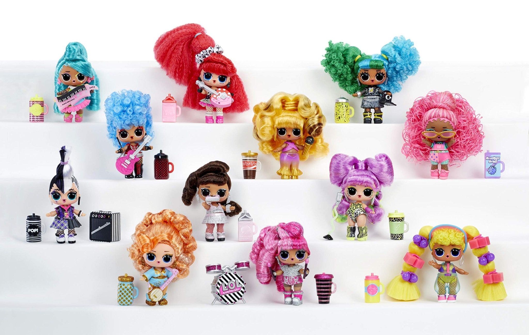 L.O.L. Surprise! Remix Hair Flip, 15 Surprises with Hair Reveal & MusicL.O.L. Surprise!DollsDolls