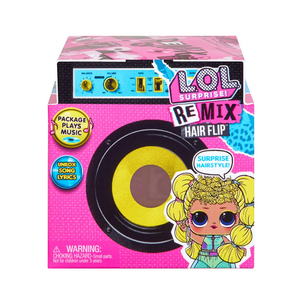 L.O.L. Surprise! Remix Hair Flip, 15 Surprises with Hair Reveal & MusicL.O.L. Surprise!DollsDolls