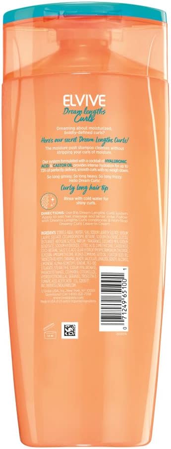 L’Oréal Paris Elvive Dream Lengths Curls Moisture Push Shampoo - 375 mlL’Oréal Paris071249651001ShampooShampoo