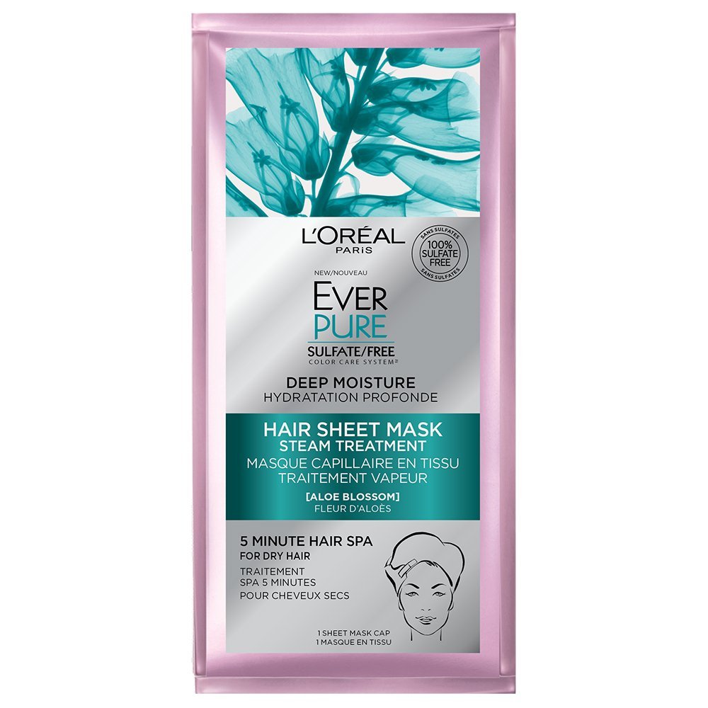 L’Oréal Paris EverPure Deep Moisture Hair Sheet Mask - 5 mins Hair SPAL’Oréal Paris071249365151Hair Sheet MaskHair Sheet Mask