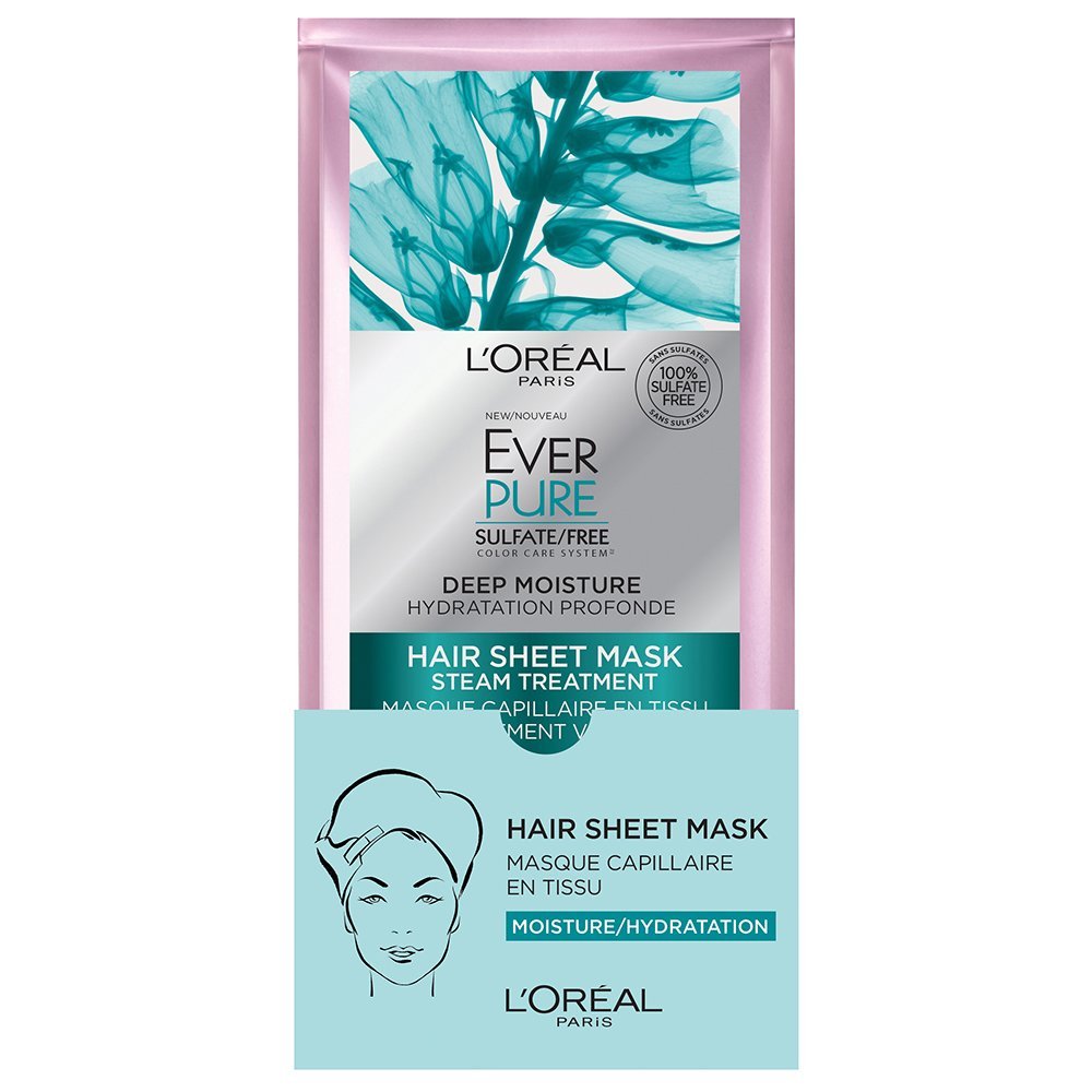 L’Oréal Paris EverPure Deep Moisture Hair Sheet Mask - 5 mins Hair SPAL’Oréal Paris071249365151Hair Sheet MaskHair Sheet Mask