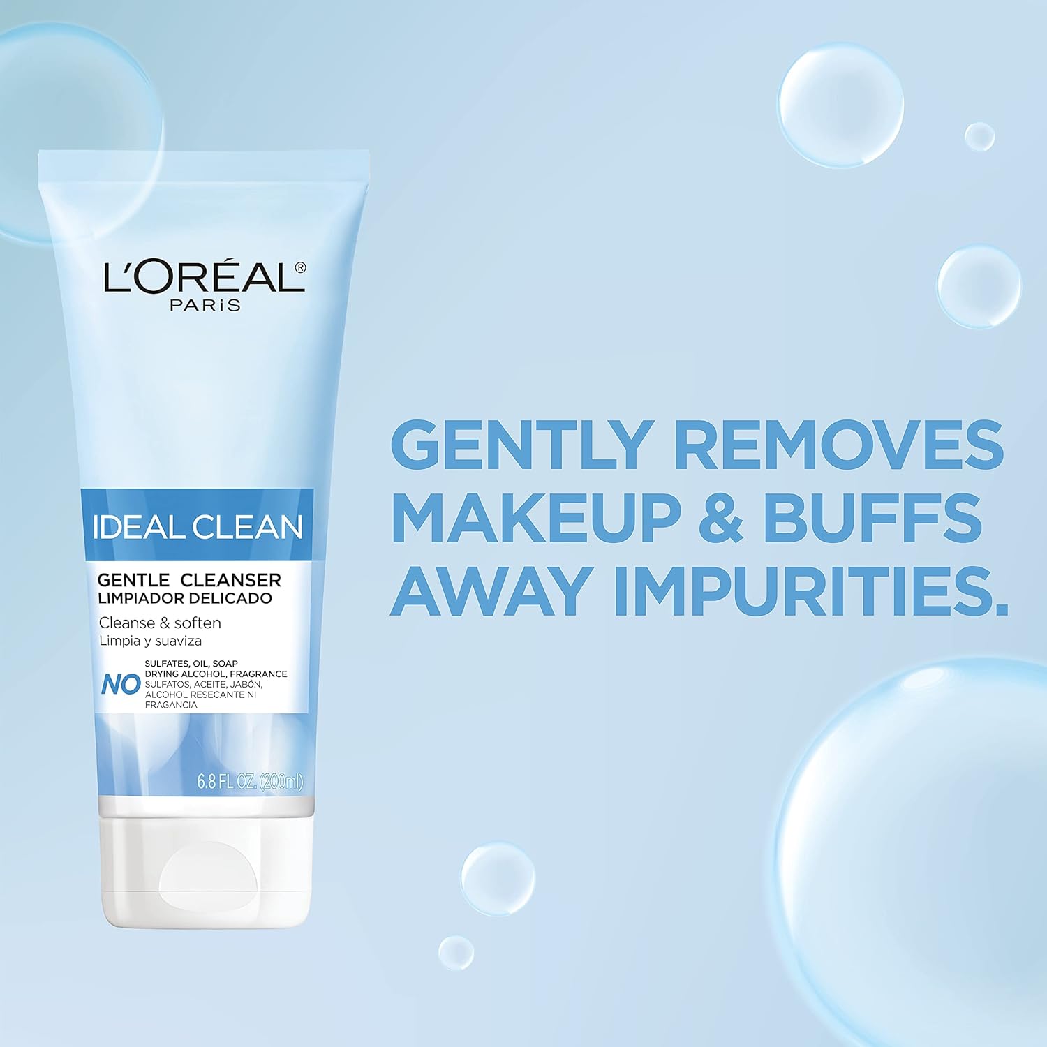 L’Oréal Paris Ideal Clean Gentle Facial Cleanser - 200mlL’Oréal Paris071249239865Gel CleanserGel Cleanser